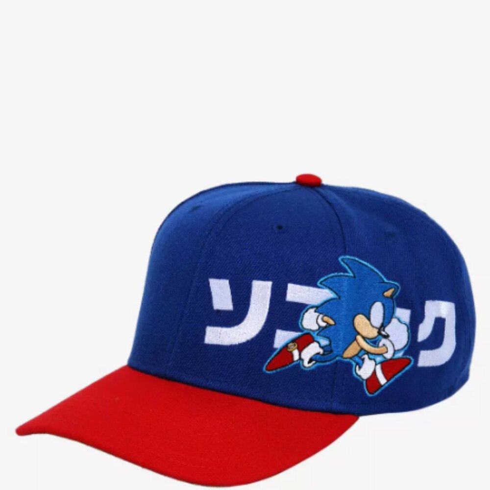 Sonic The Hedgehog Running Snapback Hat NEW